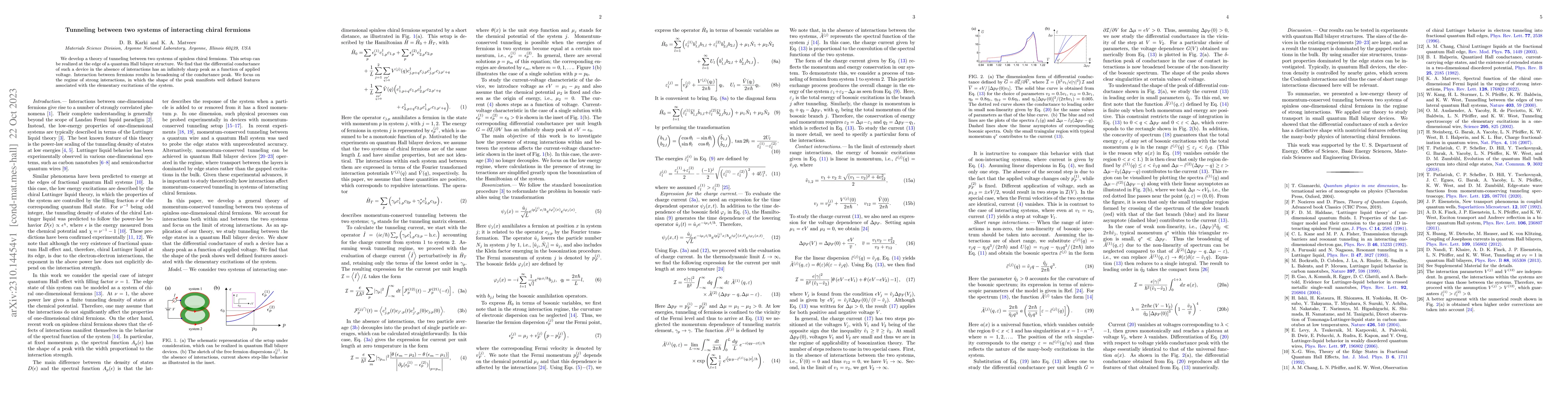 Thumbnail for Tunneling between two systems of interacting chiral fermions