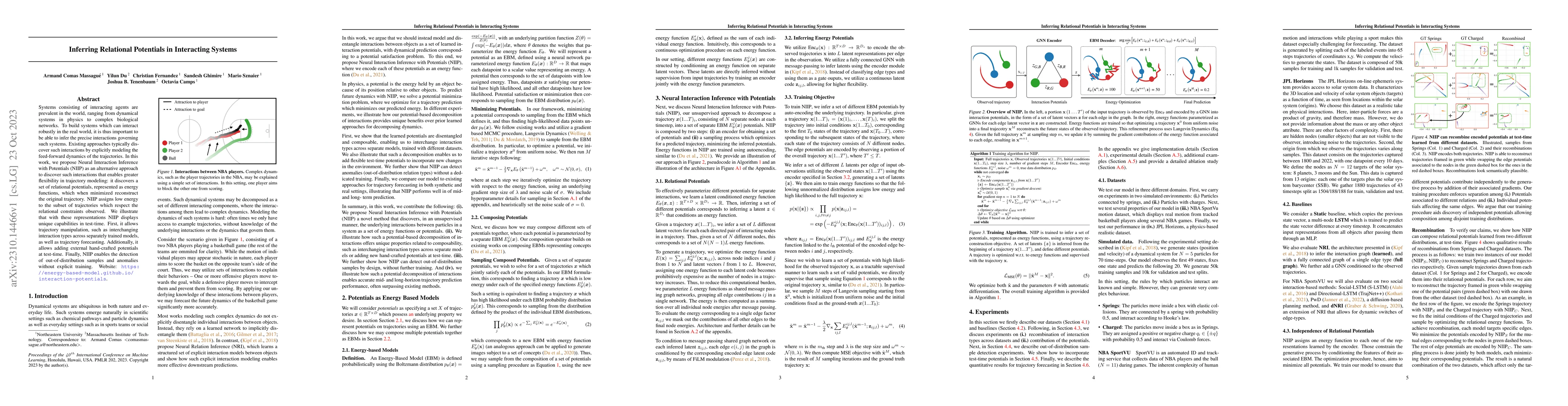 Thumbnail for Inferring Relational Potentials in Interacting Systems