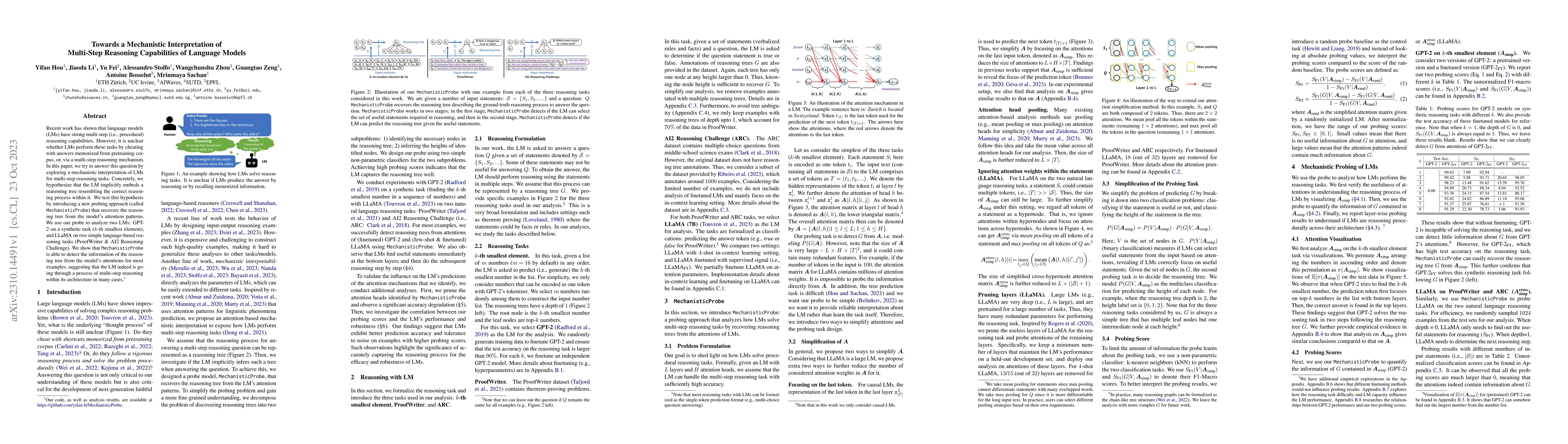 Thumbnail for Towards a Mechanistic Interpretation of Multi-Step Reasoning
  Capabilities of Language Models