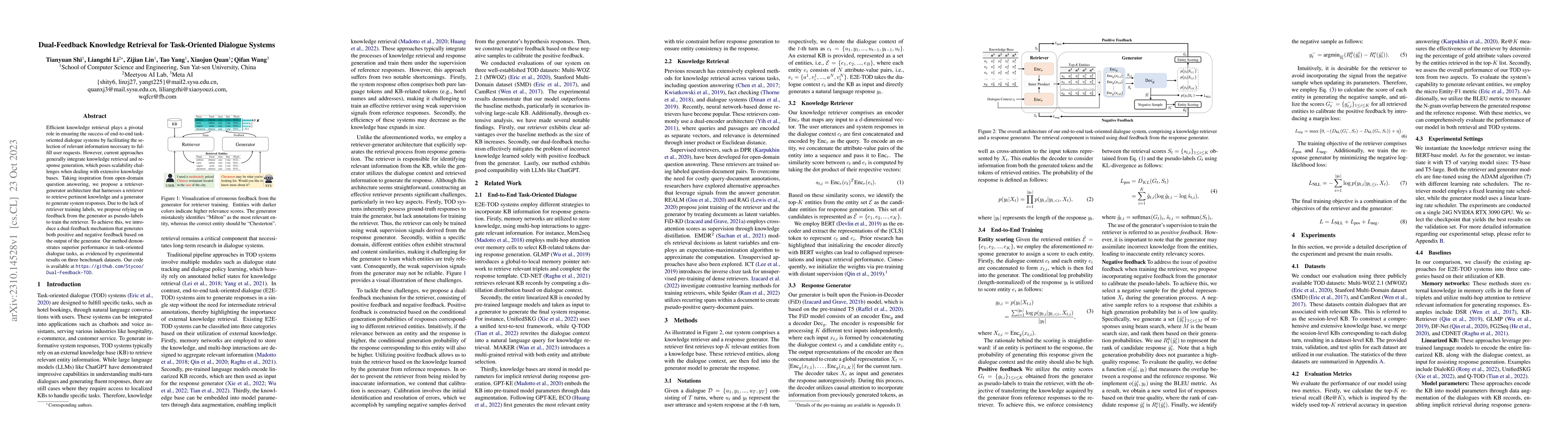 Thumbnail for Dual-Feedback Knowledge Retrieval for Task-Oriented Dialogue Systems