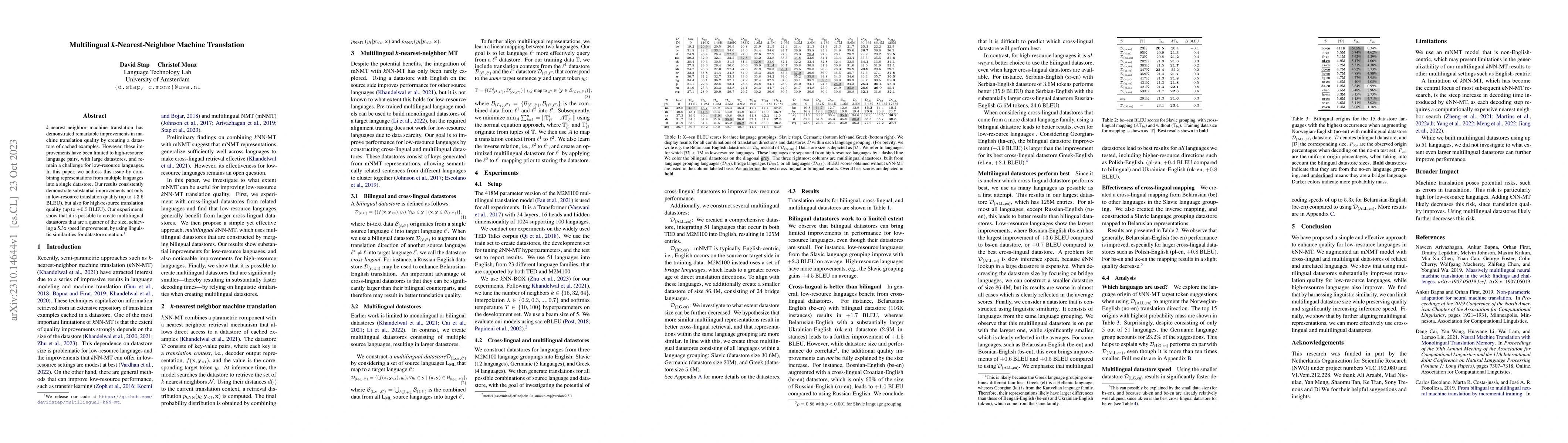Thumbnail for Multilingual k-Nearest-Neighbor Machine Translation