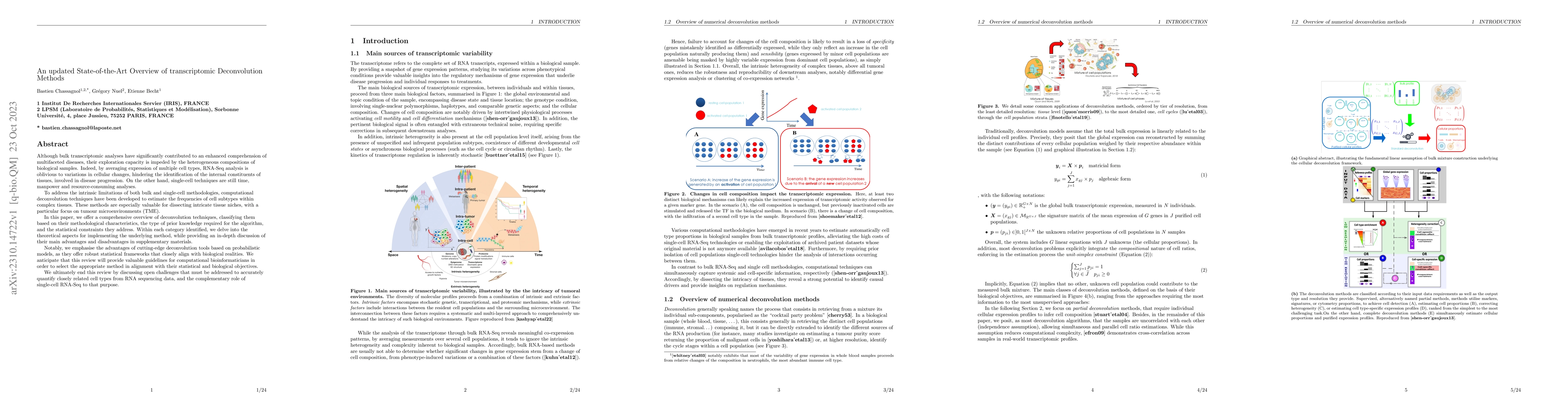 Thumbnail for An updated State-of-the-Art Overview of transcriptomic Deconvolution
  Methods