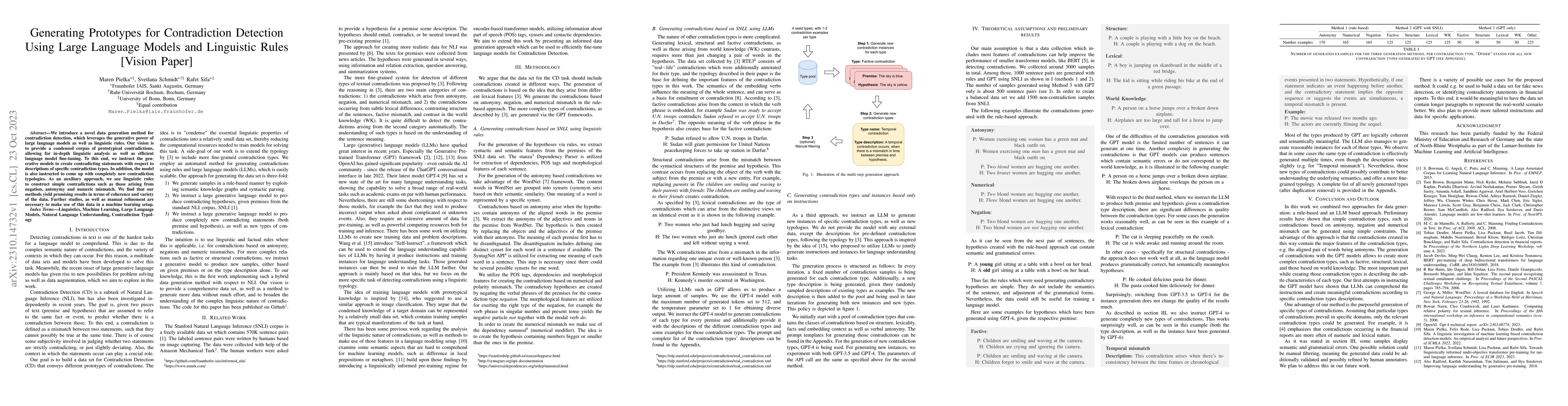 Thumbnail for Generating Prototypes for Contradiction Detection Using Large Language
  Models and Linguistic Rules