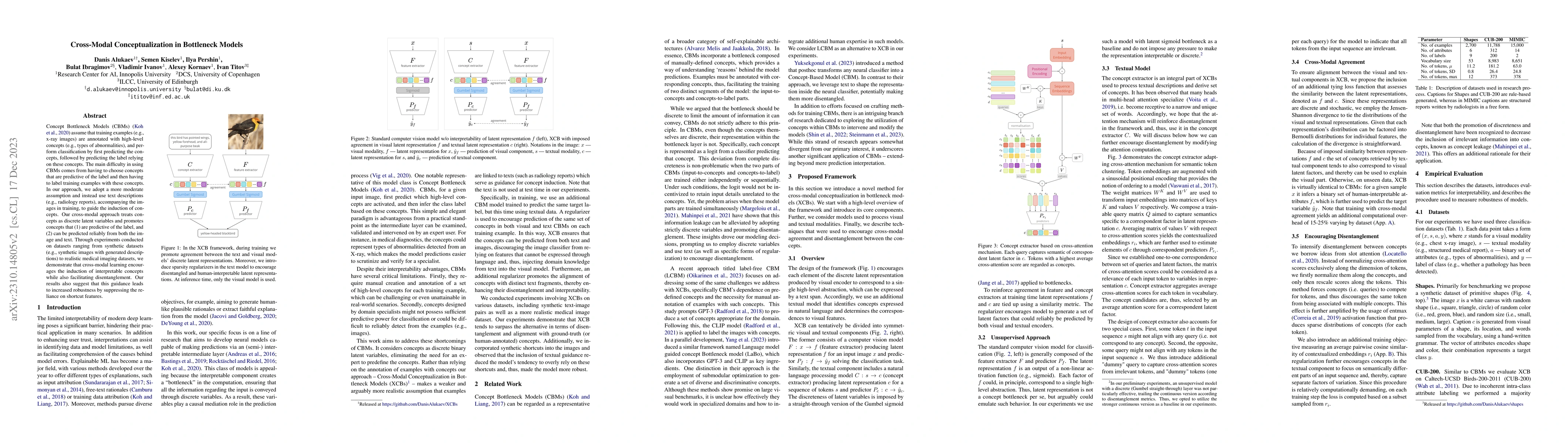 Thumbnail for Cross-Modal Conceptualization in Bottleneck Models