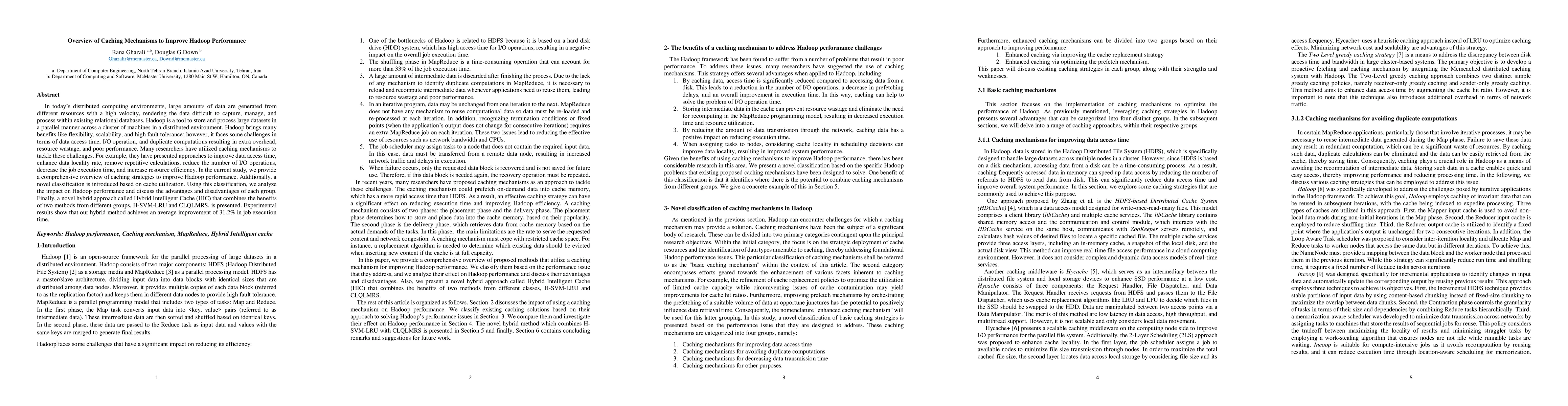 Thumbnail for Overview of Caching Mechanisms to Improve Hadoop Performance