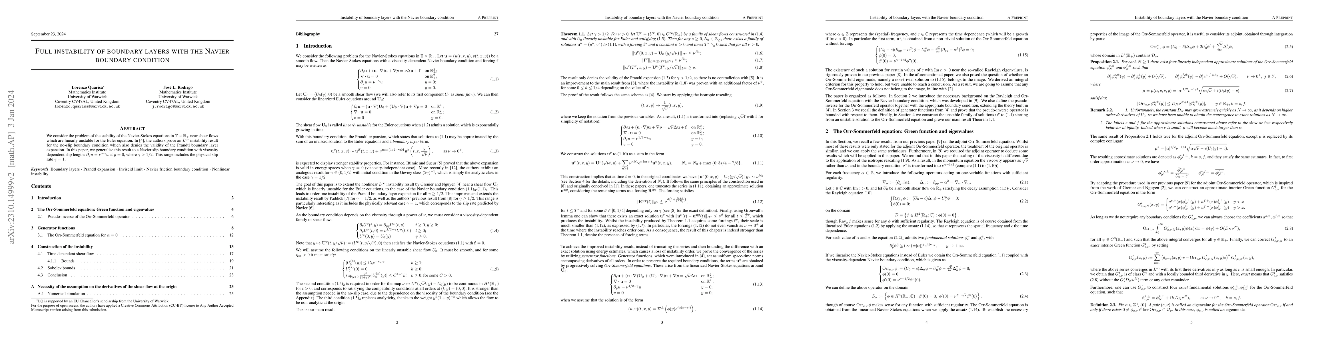 Thumbnail for Full instability of boundary layers with the Navier boundary condition