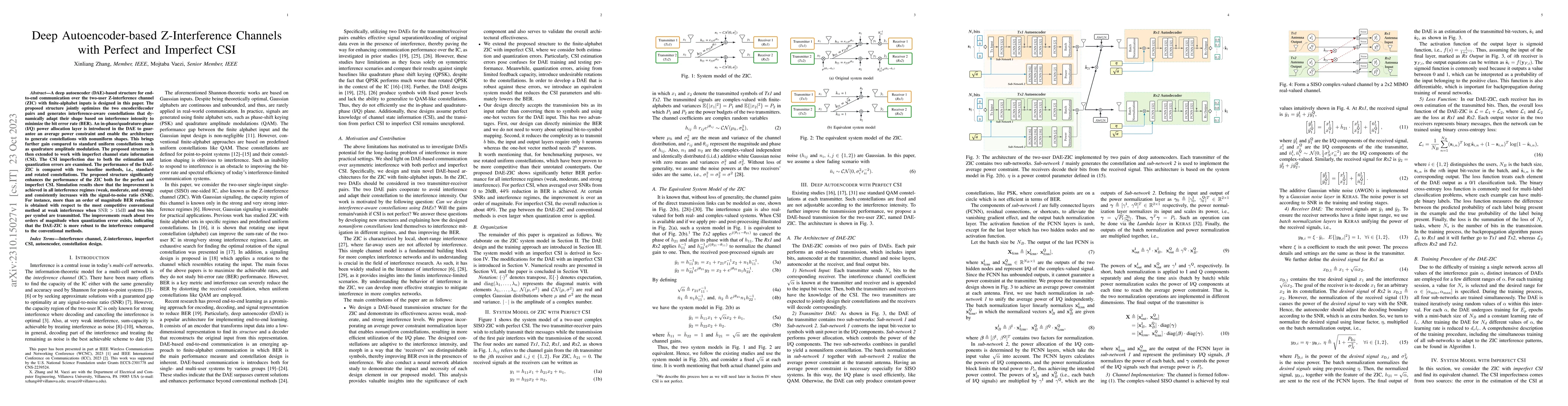 Thumbnail for Deep Autoencoder-based Z-Interference Channels with Perfect and
  Imperfect CSI