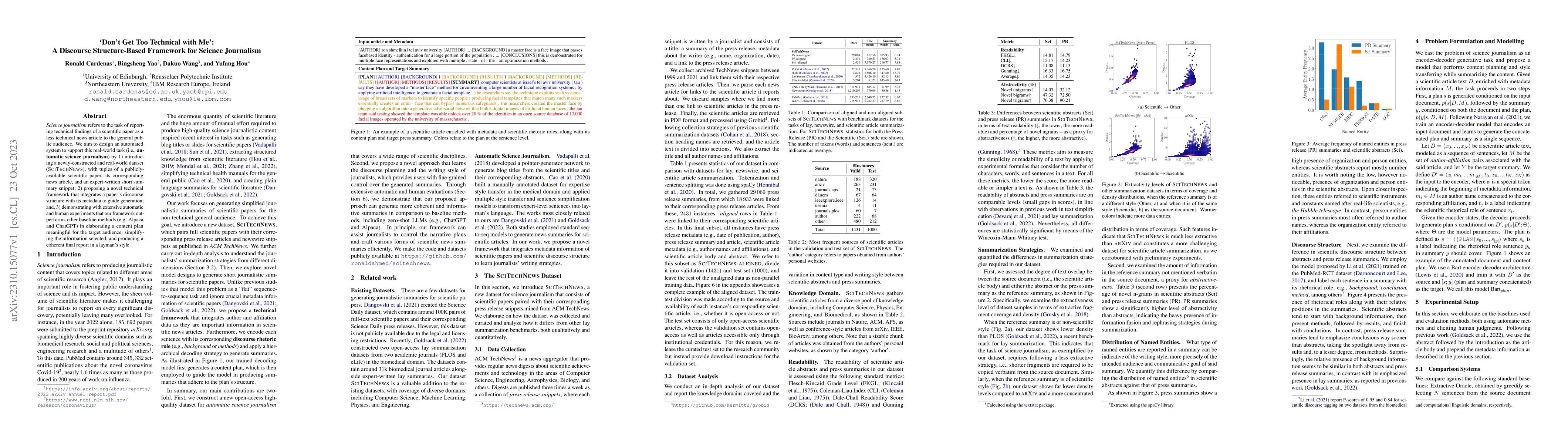 Thumbnail for 'Don't Get Too Technical with Me': A Discourse Structure-Based Framework
  for Science Journalism