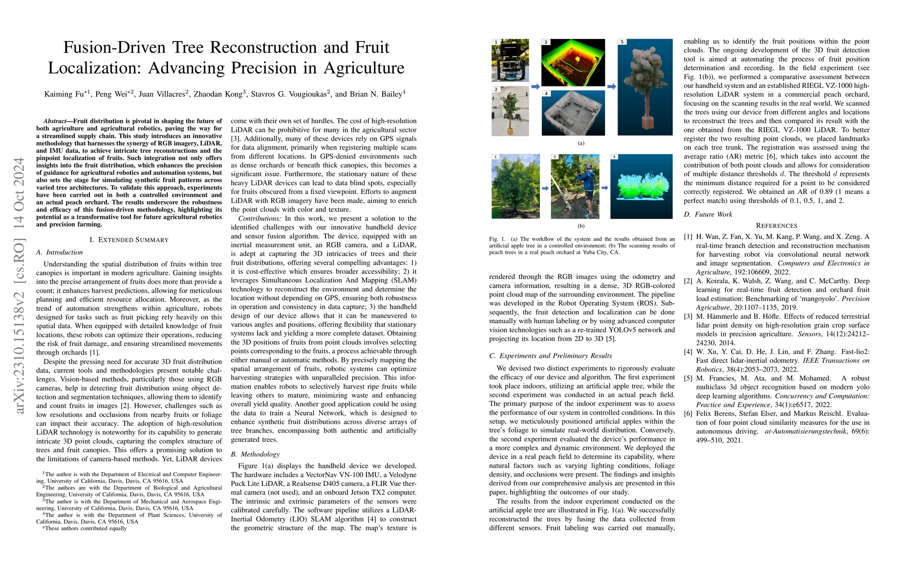 Thumbnail for Fusion-Driven Tree Reconstruction and Fruit Localization: Advancing
  Precision in Agriculture