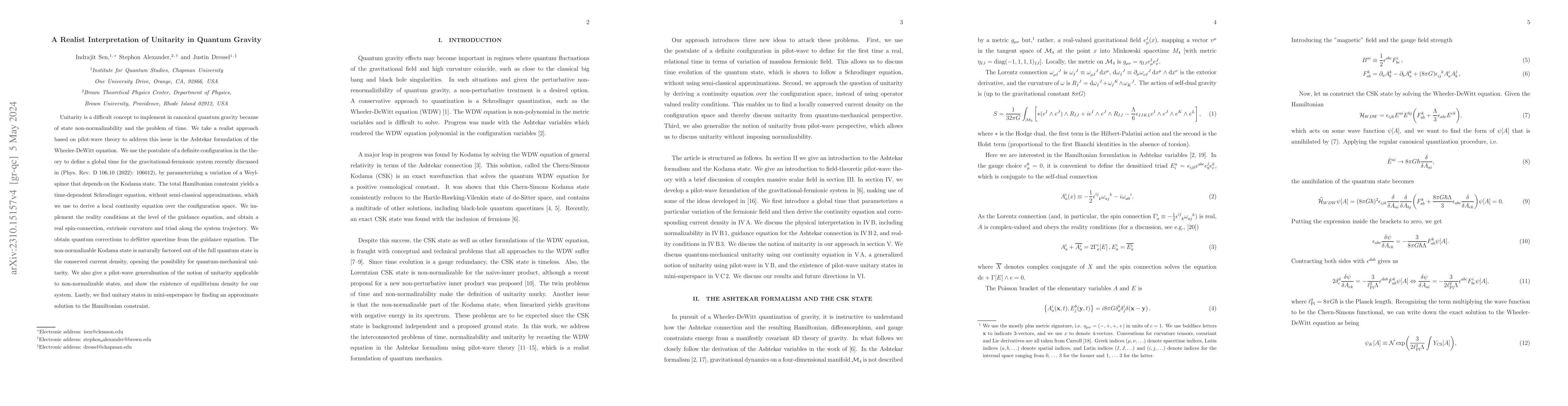 Thumbnail for A Realist Interpretation of Unitarity in Quantum Gravity