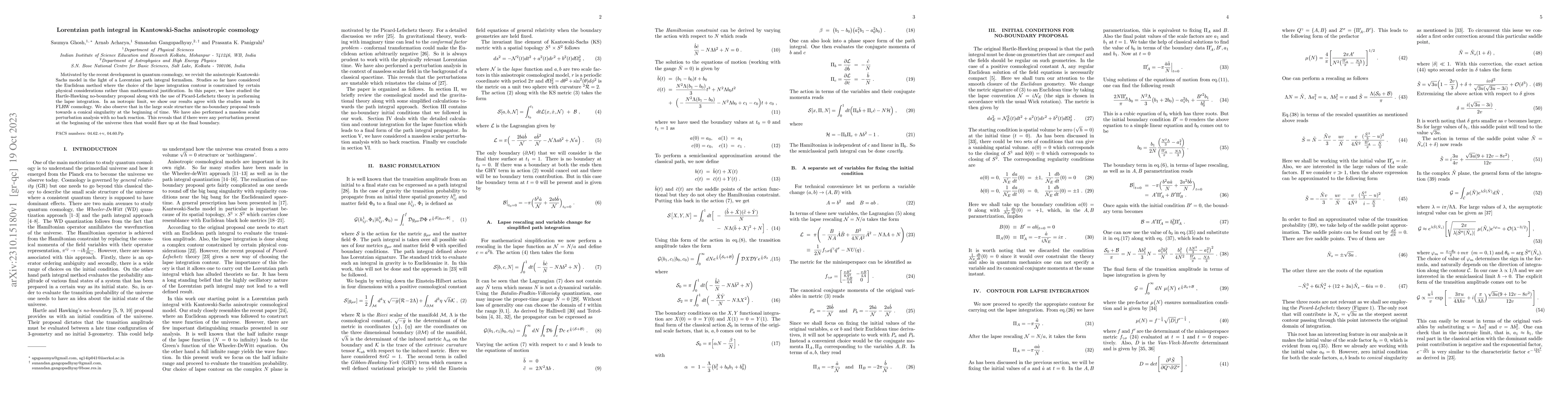 Thumbnail for Lorentzian path integral in Kantowski-Sachs anisotropic cosmology