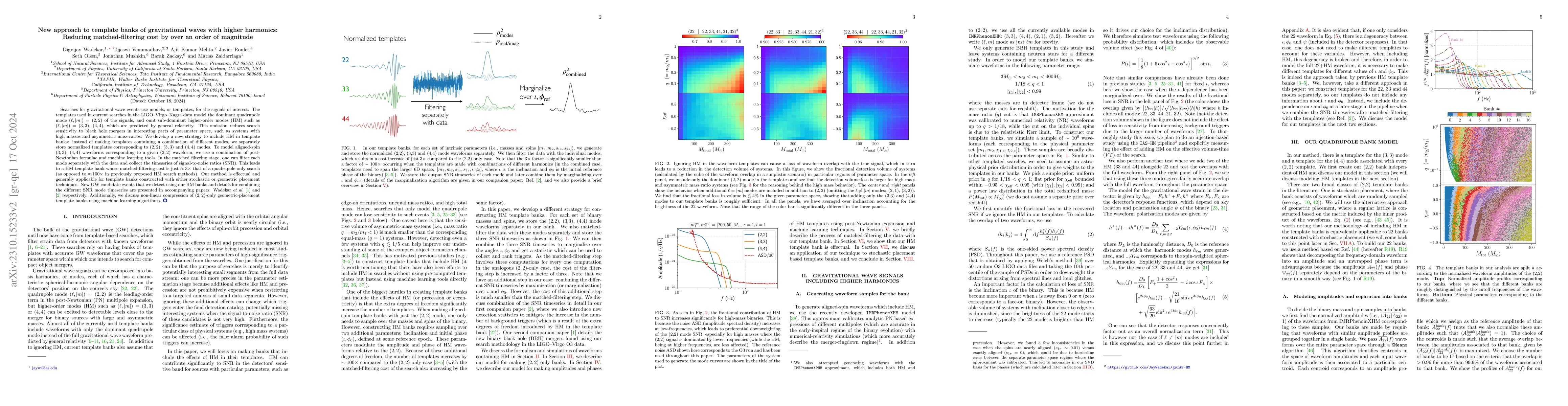 Thumbnail for A new approach to template banks of gravitational waves with higher
  harmonics: reducing matched-filtering cost by over an order of magnitude