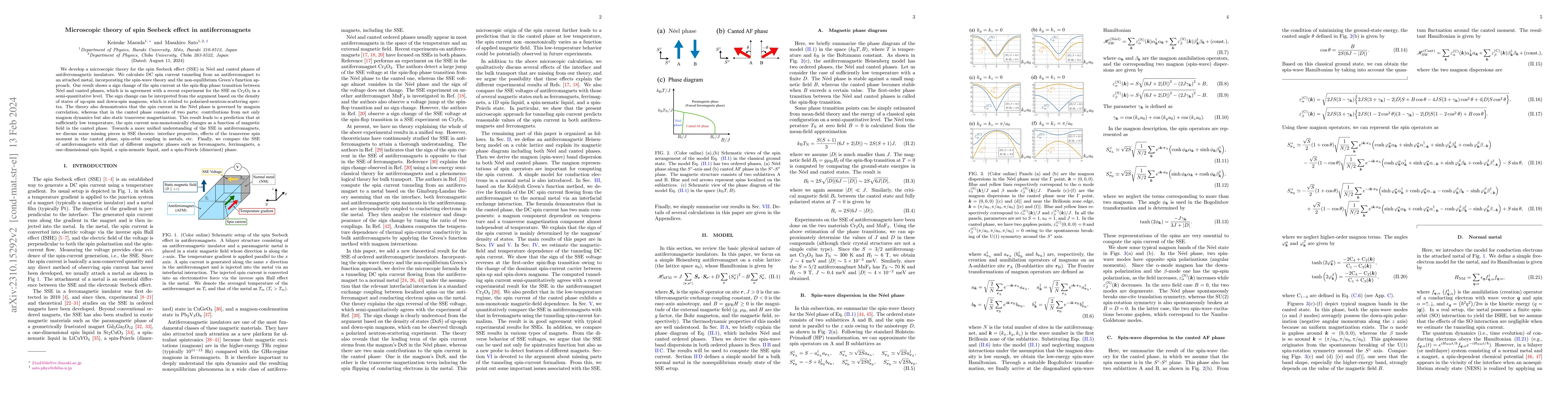 Thumbnail for Microscopic theory of spin Seebeck effect in antiferromagnets