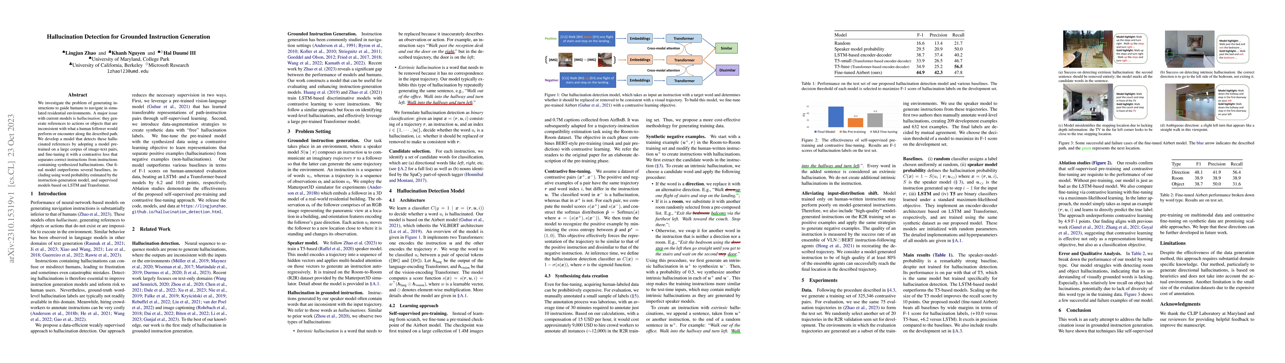 Thumbnail for Hallucination Detection for Grounded Instruction Generation