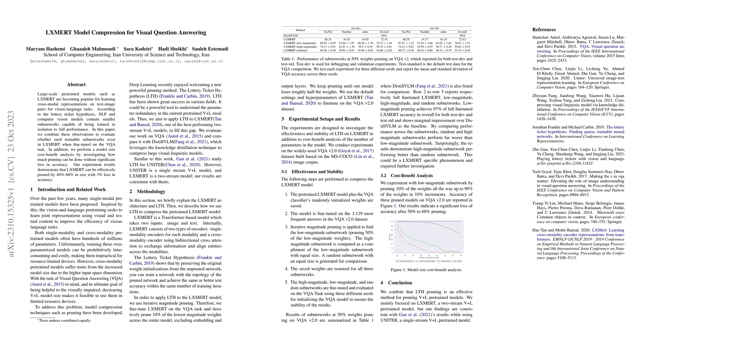 Thumbnail for LXMERT Model Compression for Visual Question Answering