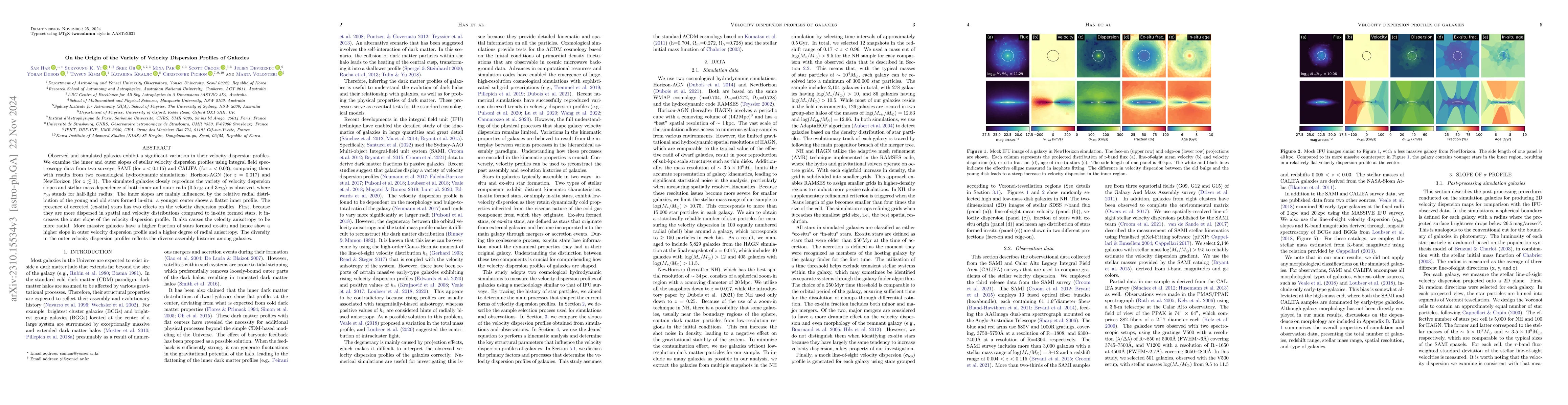 Thumbnail for On the Origin of the Variety of Velocity Dispersion Profiles of Galaxies