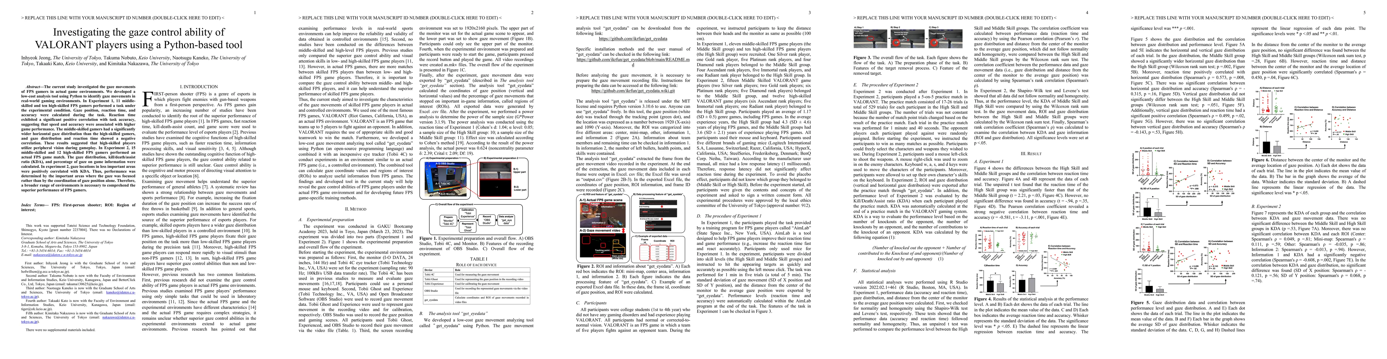 Thumbnail for Investigating the gaze control ability of VALORANT players using a
  Python based tool