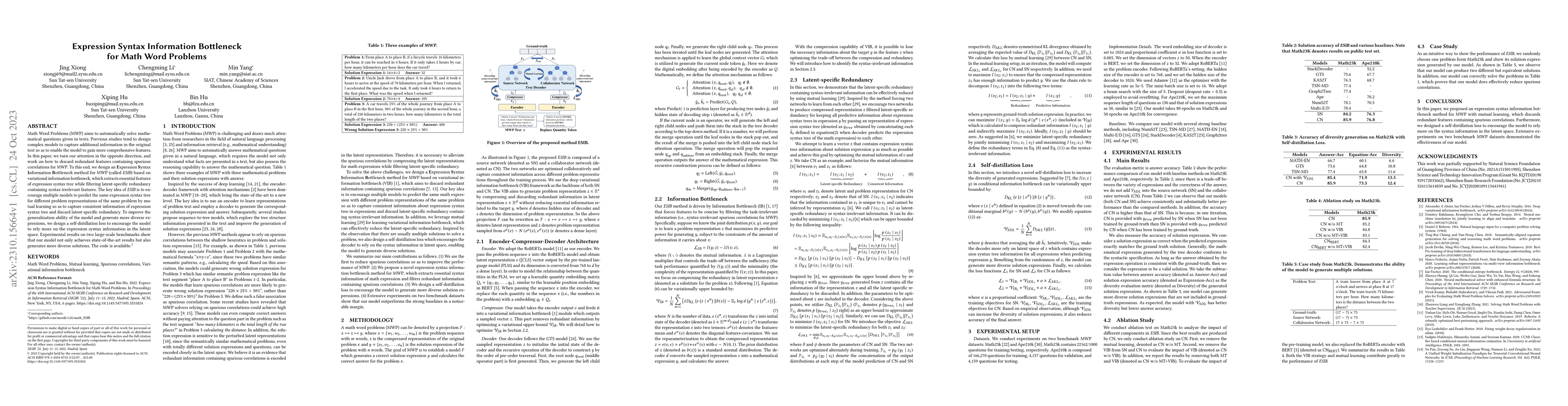 Thumbnail for Expression Syntax Information Bottleneck for Math Word Problems