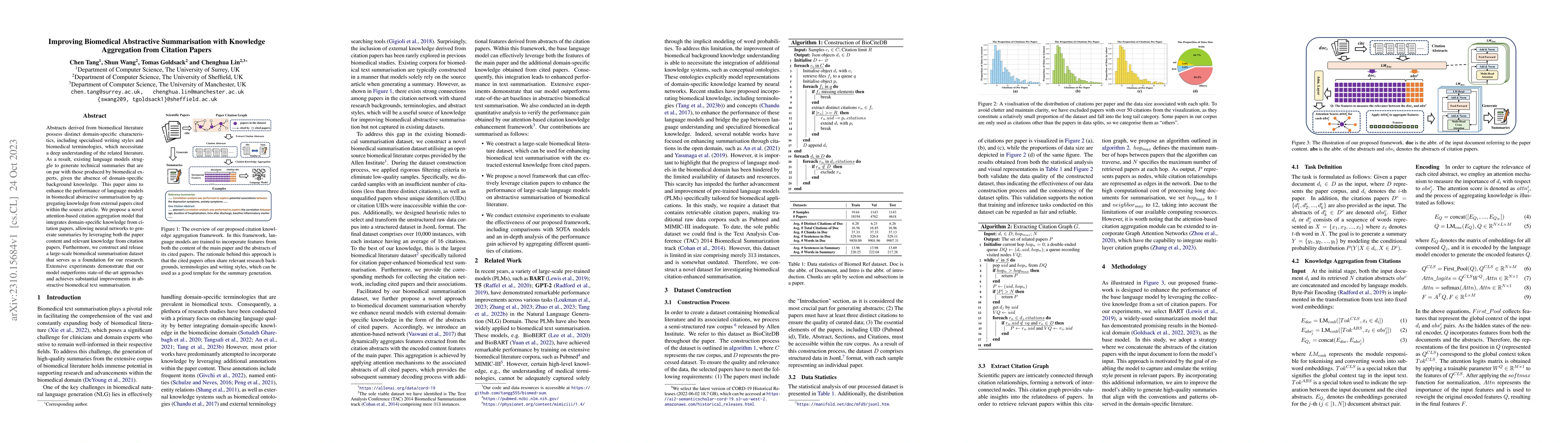 Thumbnail for Improving Biomedical Abstractive Summarisation with Knowledge
  Aggregation from Citation Papers