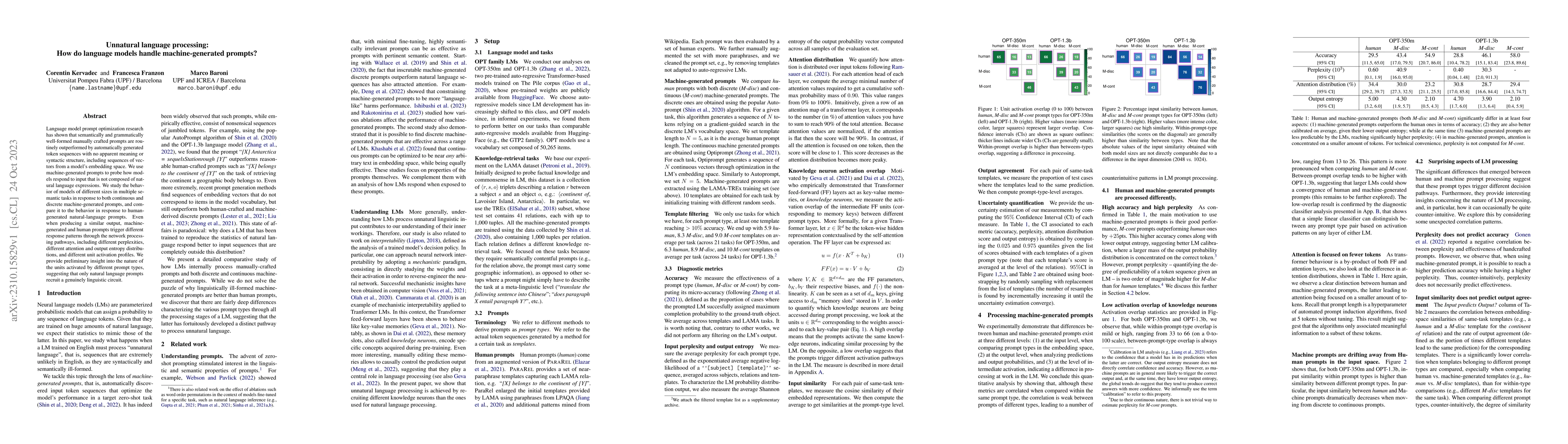 Thumbnail for Unnatural language processing: How do language models handle
  machine-generated prompts?