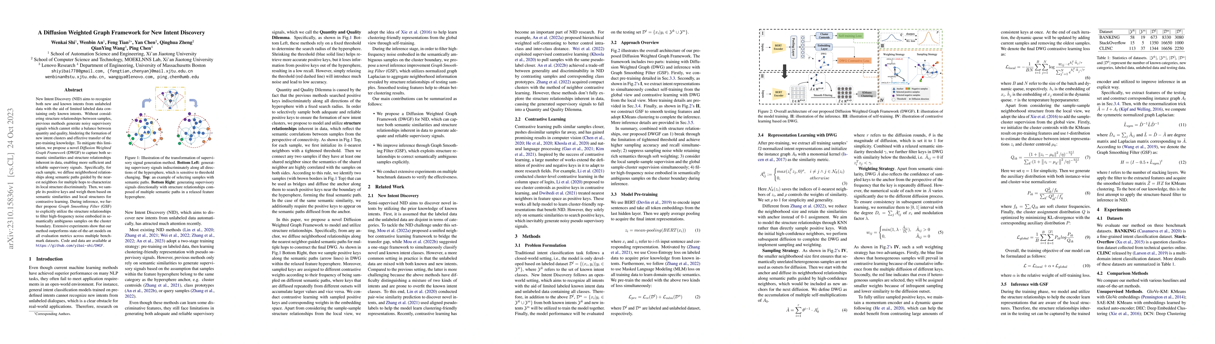 Thumbnail for A Diffusion Weighted Graph Framework for New Intent Discovery