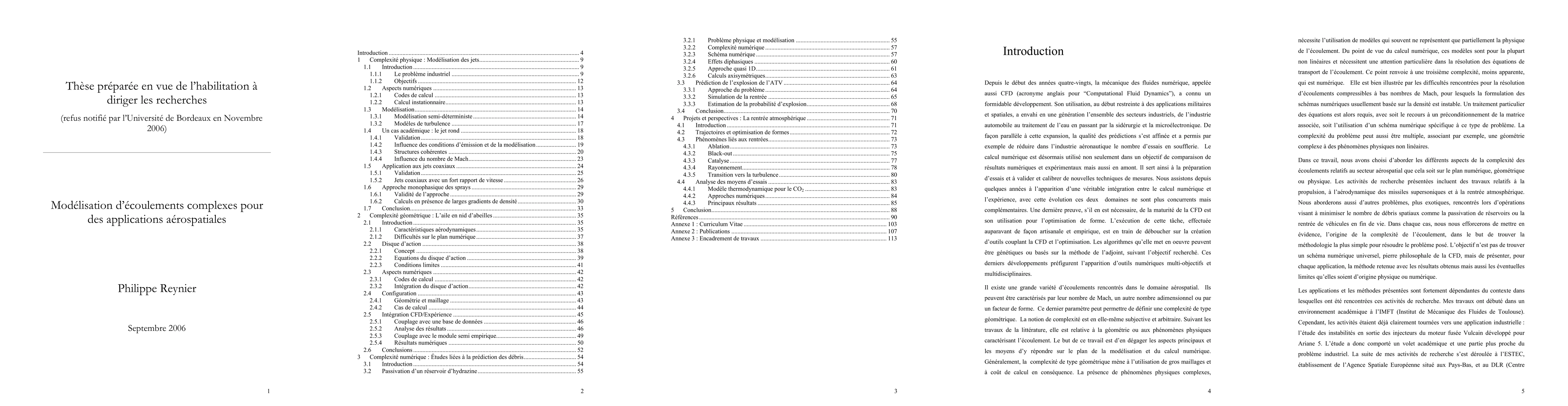 Thumbnail for Modelisation d ecoulements complexes pour des applications aerospatiales