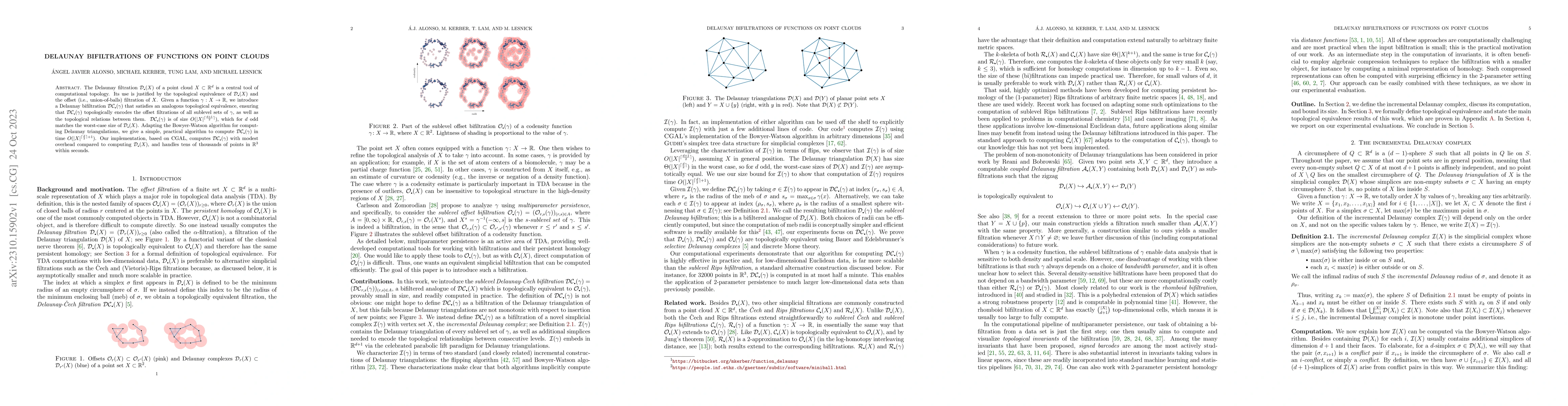 Thumbnail for Delaunay Bifiltrations of Functions on Point Clouds