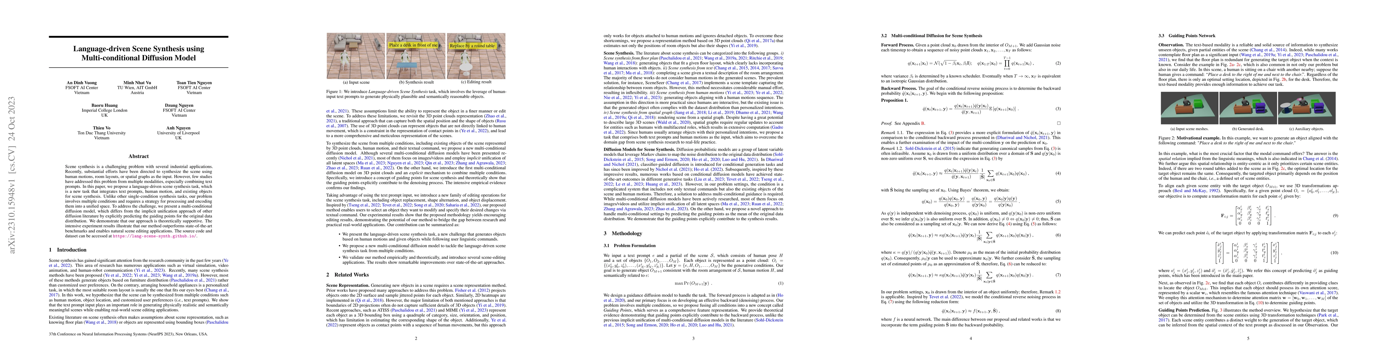Thumbnail for Language-driven Scene Synthesis using Multi-conditional Diffusion Model