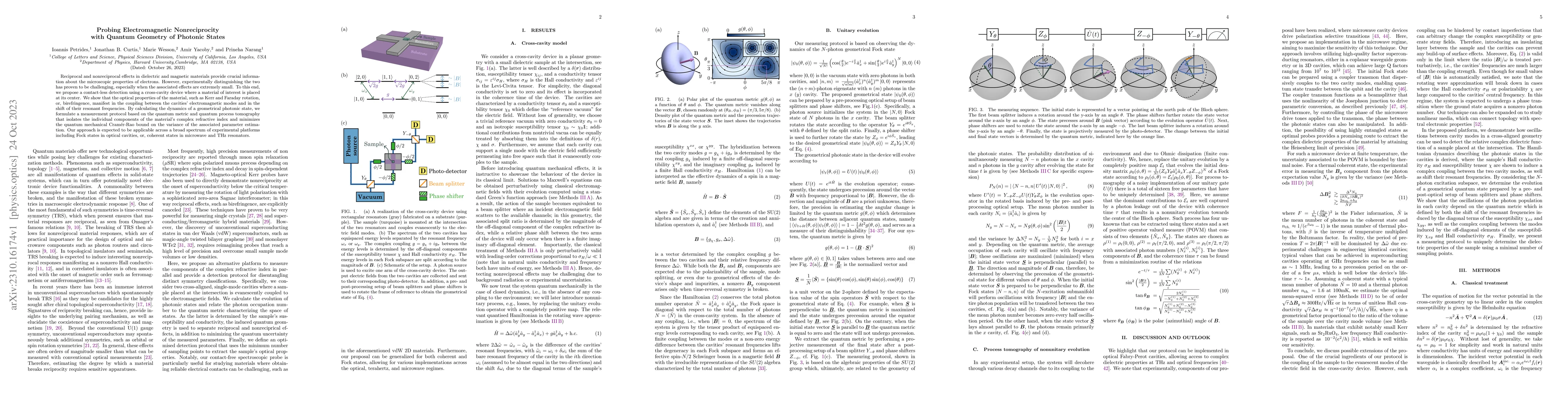Thumbnail for Probing Electromagnetic Nonreciprocity with Quantum Geometry of Photonic
  States