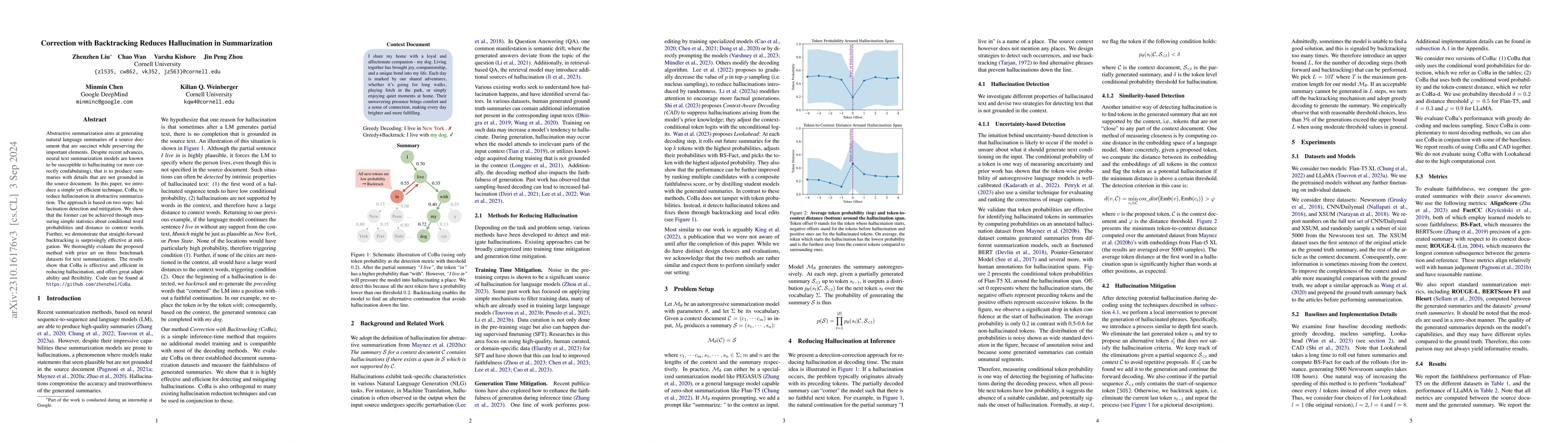 Thumbnail for Correction with Backtracking Reduces Hallucination in Summarization