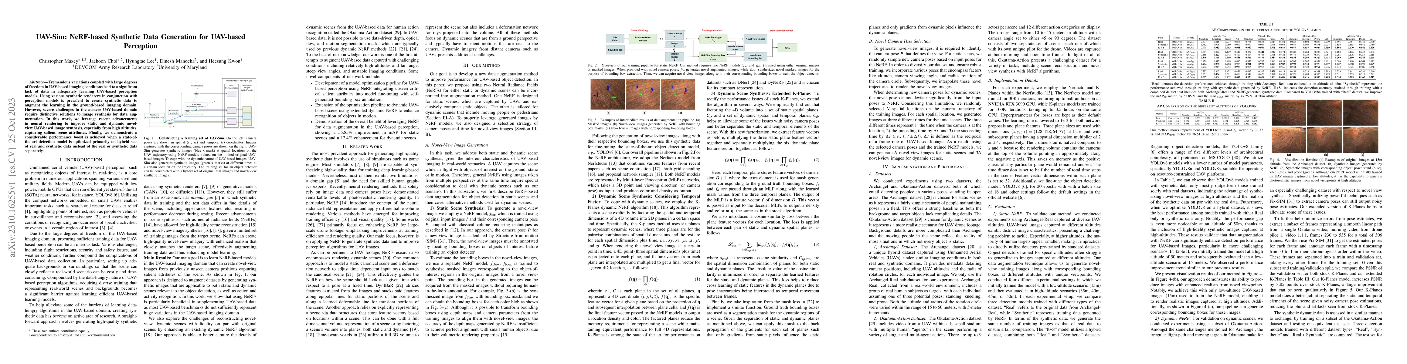 Thumbnail for UAV-Sim: NeRF-based Synthetic Data Generation for UAV-based Perception
