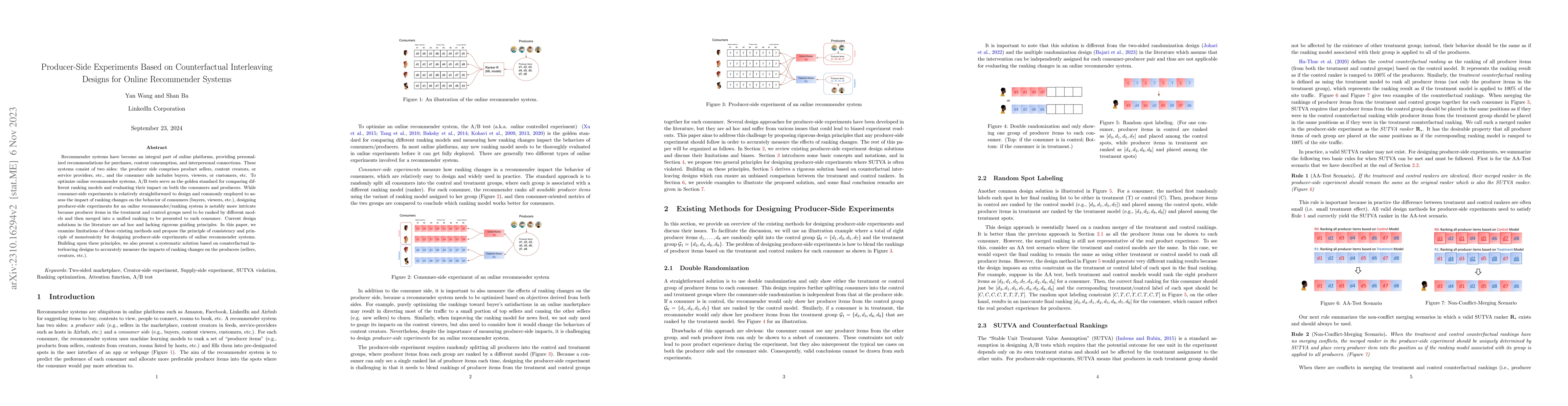 Thumbnail for Producer-Side Experiments Based on Counterfactual Interleaving Designs
  for Online Recommender Systems