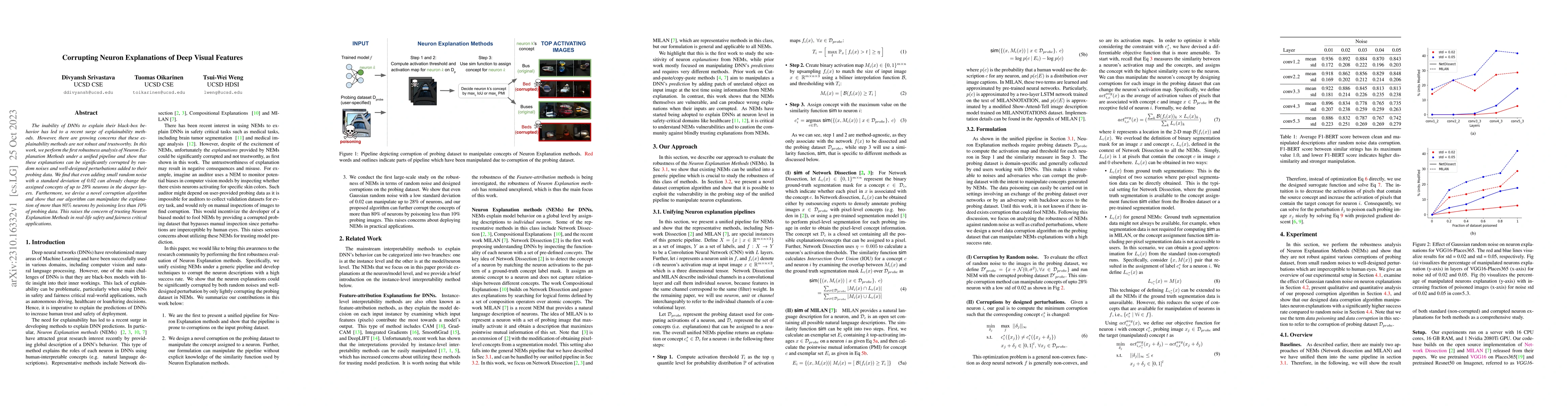 Thumbnail for Corrupting Neuron Explanations of Deep Visual Features