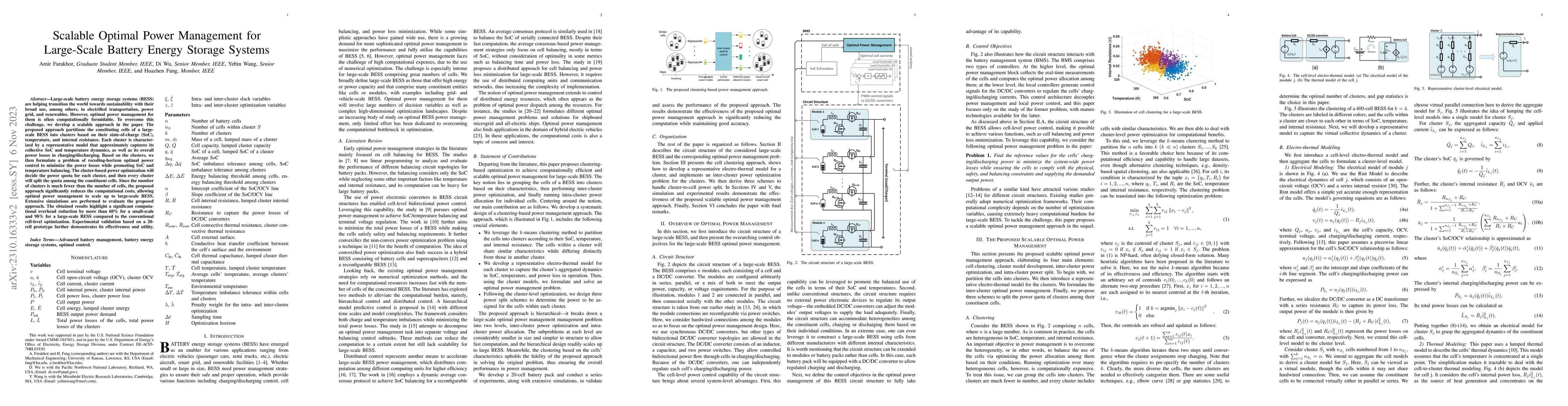 Thumbnail for Scalable Optimal Power Management for Large-Scale Battery Energy Storage
  Systems