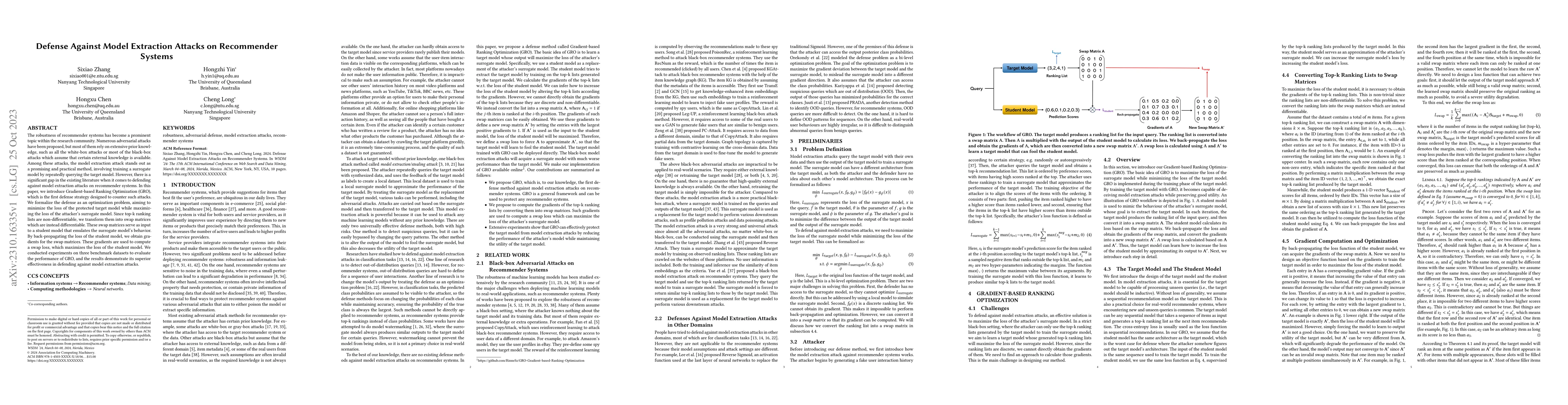 Thumbnail for Defense Against Model Extraction Attacks on Recommender Systems