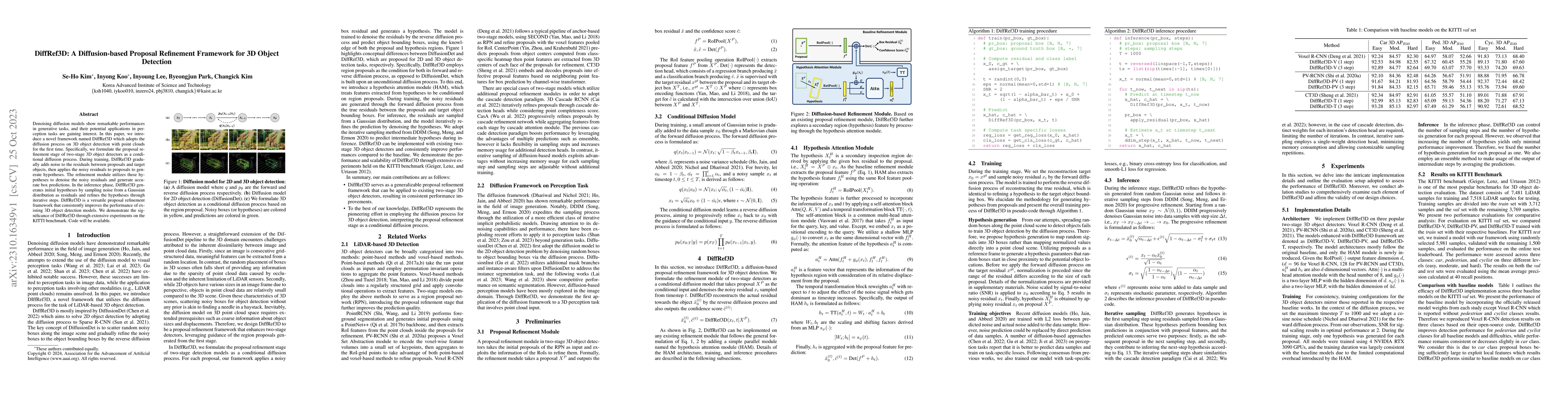 Thumbnail for DiffRef3D: A Diffusion-based Proposal Refinement Framework for 3D Object
  Detection