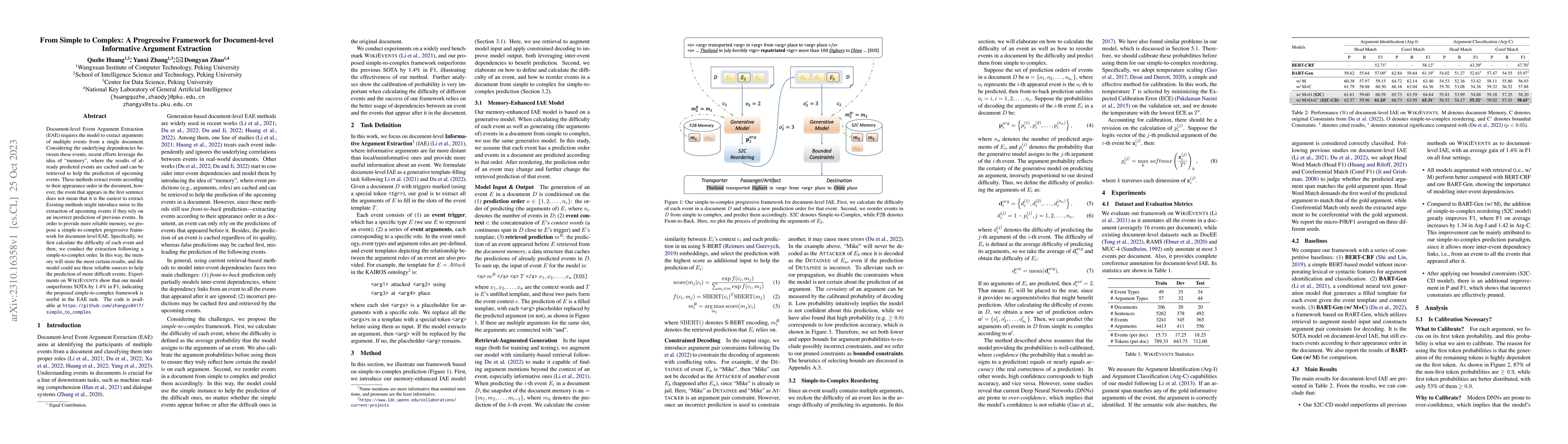 Thumbnail for From Simple to Complex: A Progressive Framework for Document-level
  Informative Argument Extraction