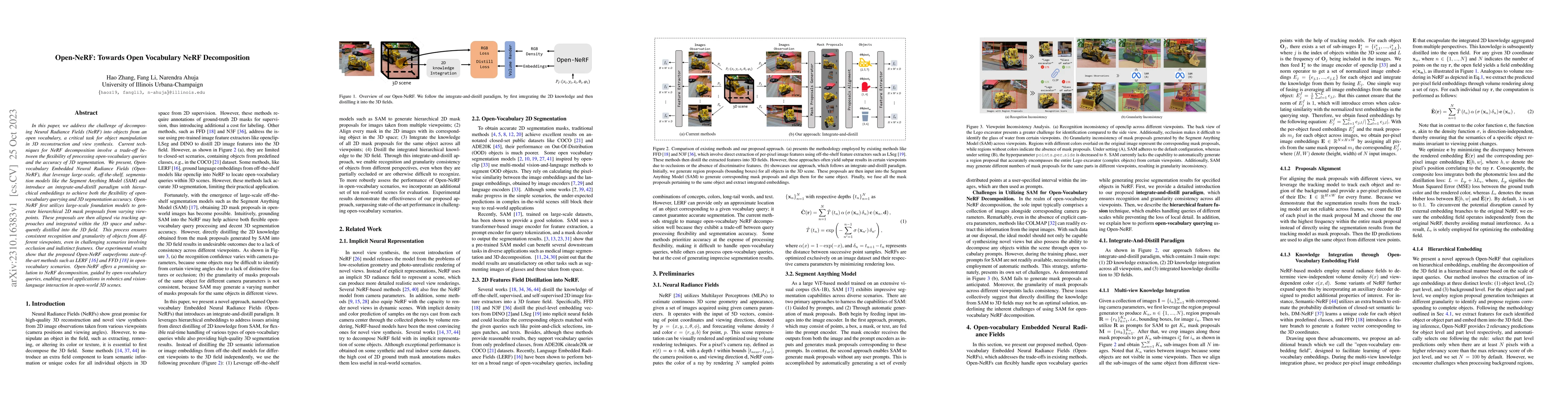 Thumbnail for Open-NeRF: Towards Open Vocabulary NeRF Decomposition