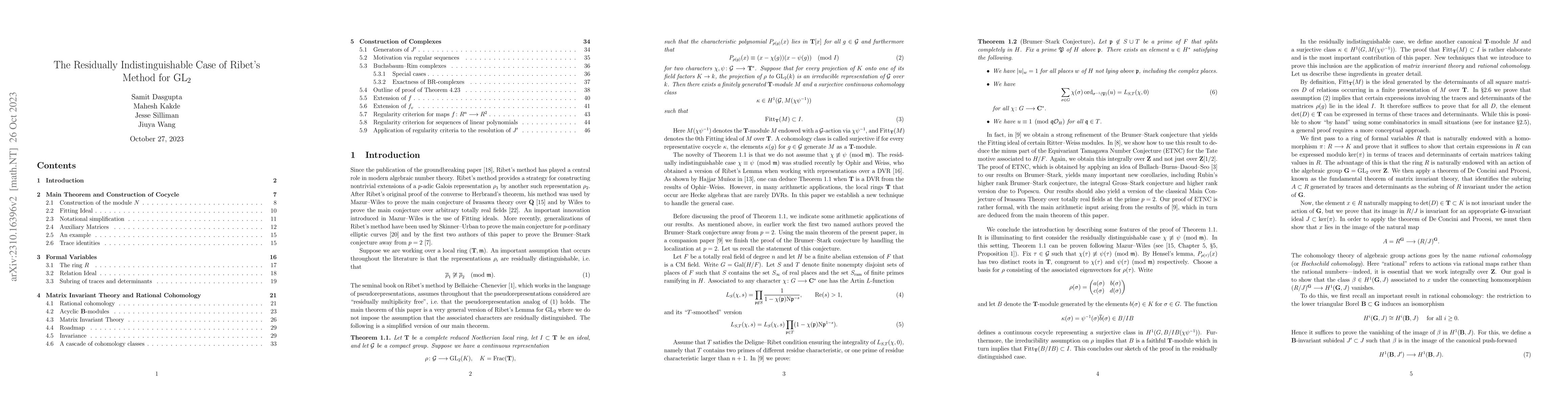 Thumbnail for The Residually Indistinguishable Case of Ribet's Method for GL2