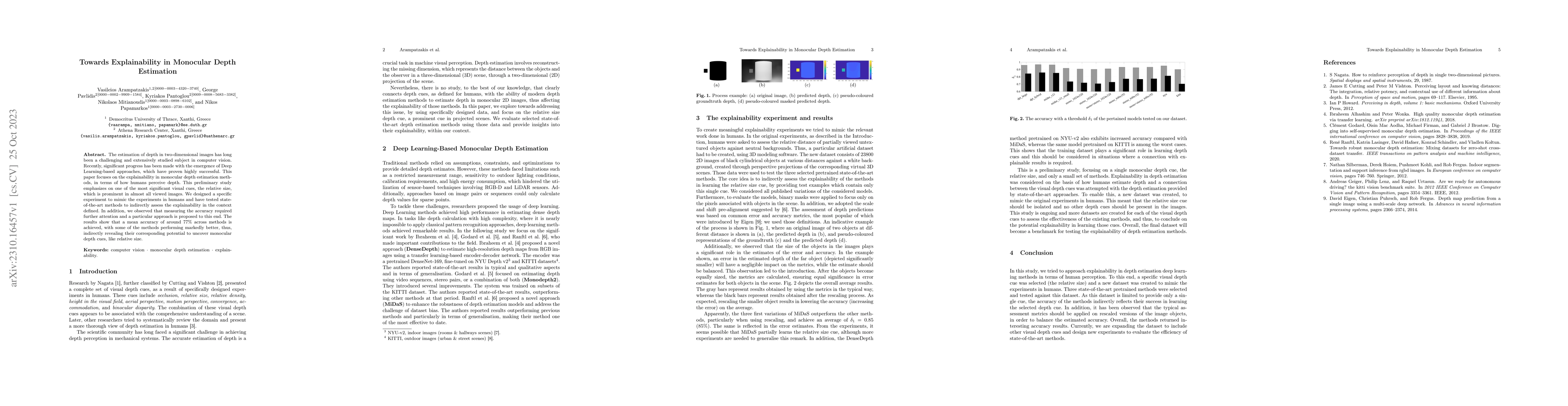 Thumbnail for Towards Explainability in Monocular Depth Estimation
