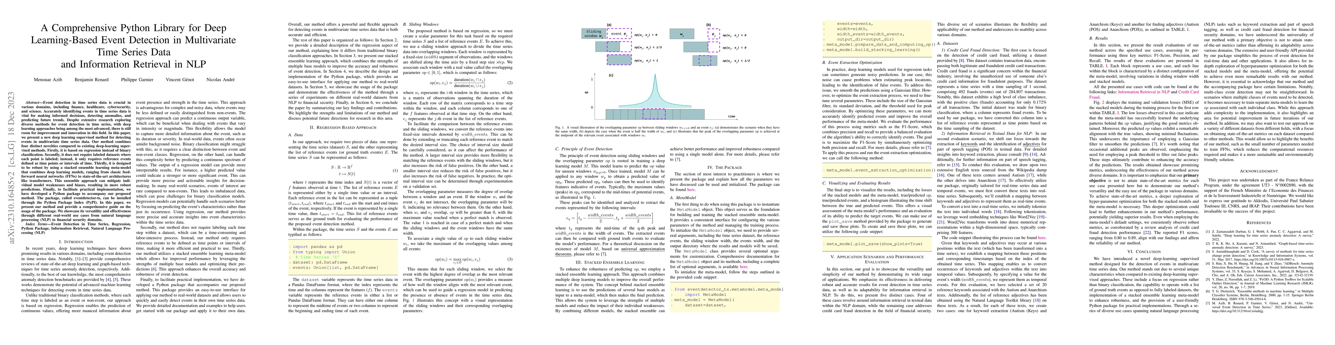 Thumbnail for A Comprehensive Python Library for Deep Learning-Based Event Detection
  in Multivariate Time Series Data and Information Retrieval in NLP