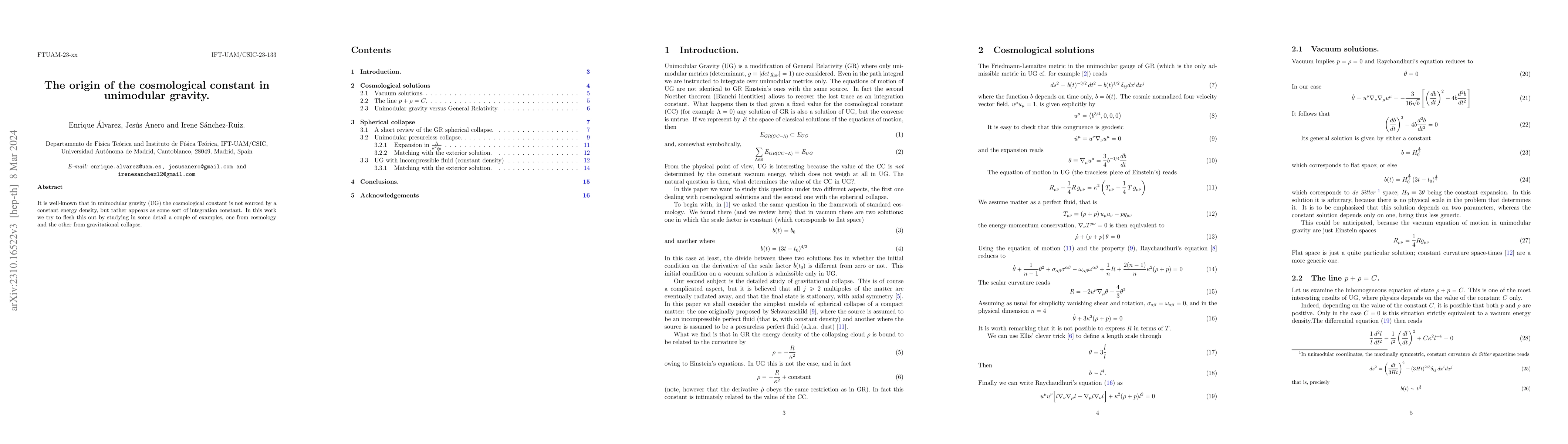 Thumbnail for The origin of the cosmological constant