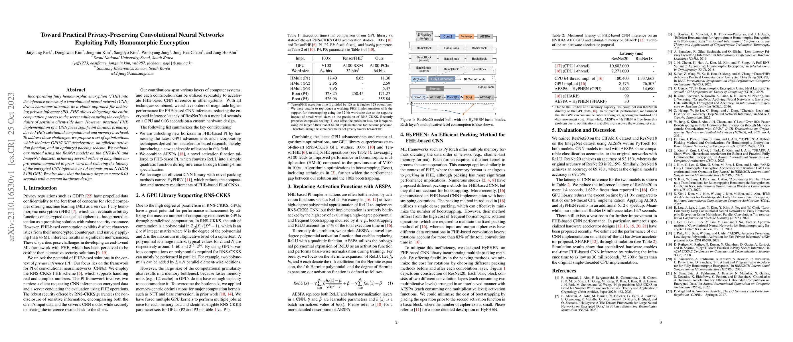Thumbnail for Toward Practical Privacy-Preserving Convolutional Neural Networks
  Exploiting Fully Homomorphic Encryption