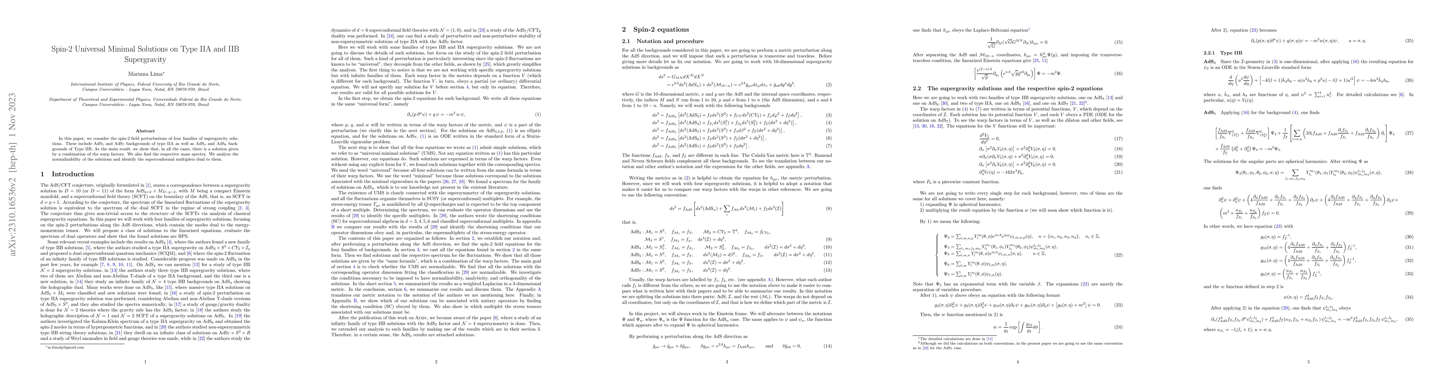 Thumbnail for Spin-2 Universal Minimal Solutions on Type IIA and IIB Supergravity