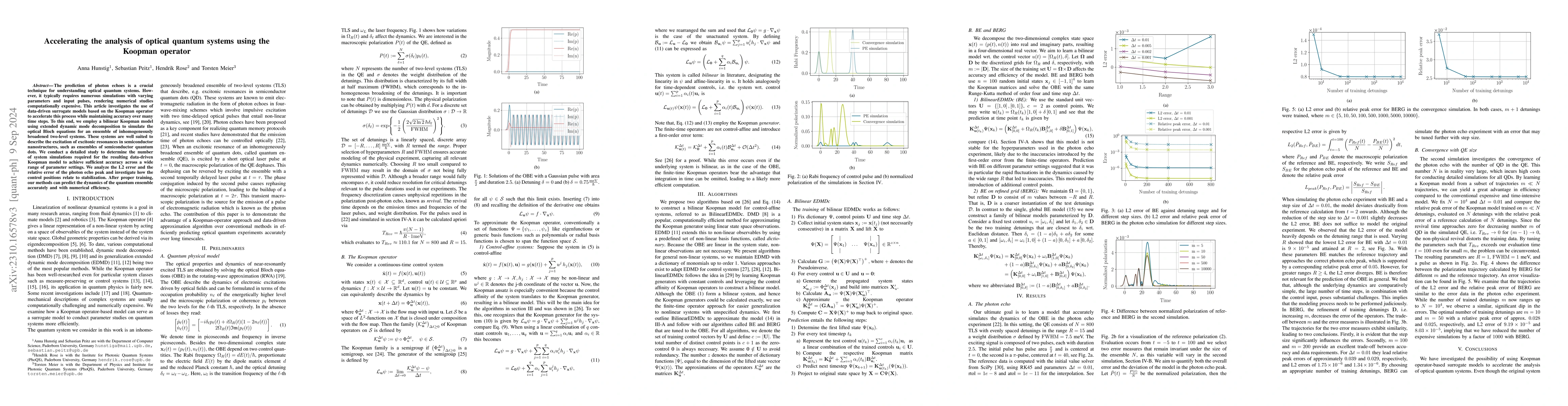 Thumbnail for Accelerating the analysis of optical quantum systems using the Koopman
  operator