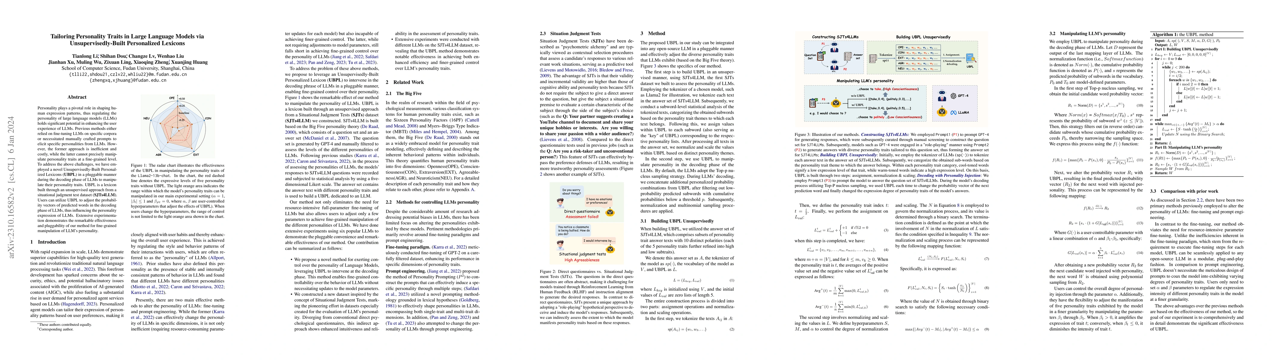 Thumbnail for Tailoring Personality Traits in Large Language Models via
  Unsupervisedly-Built Personalized Lexicons