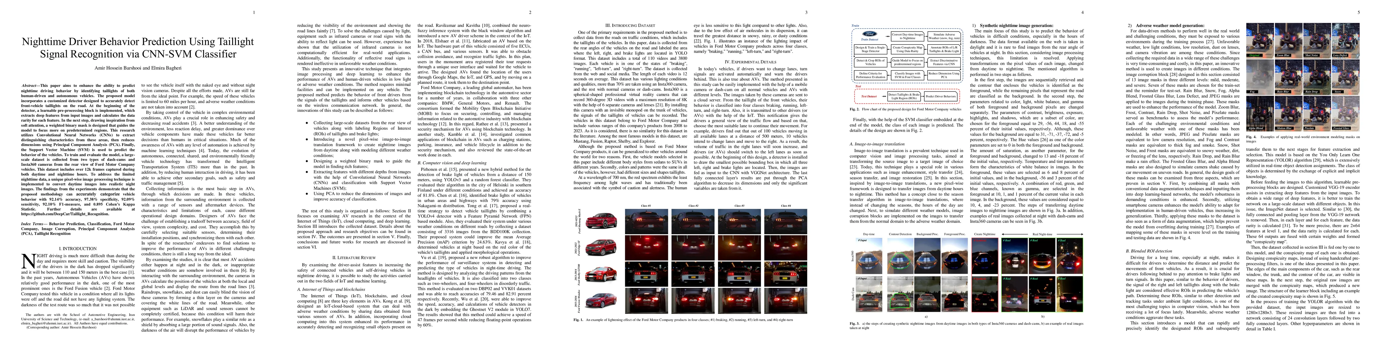 Thumbnail for Nighttime Driver Behavior Prediction Using Taillight Signal Recognition
  via CNN-SVM Classifier