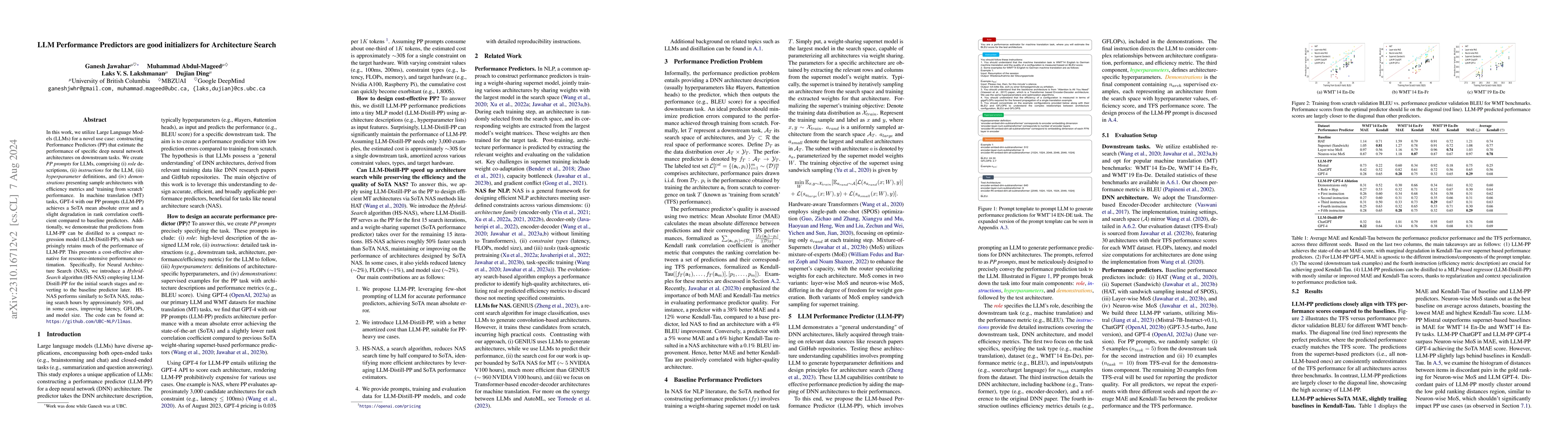 Thumbnail for LLM Performance Predictors are good initializers for Architecture Search