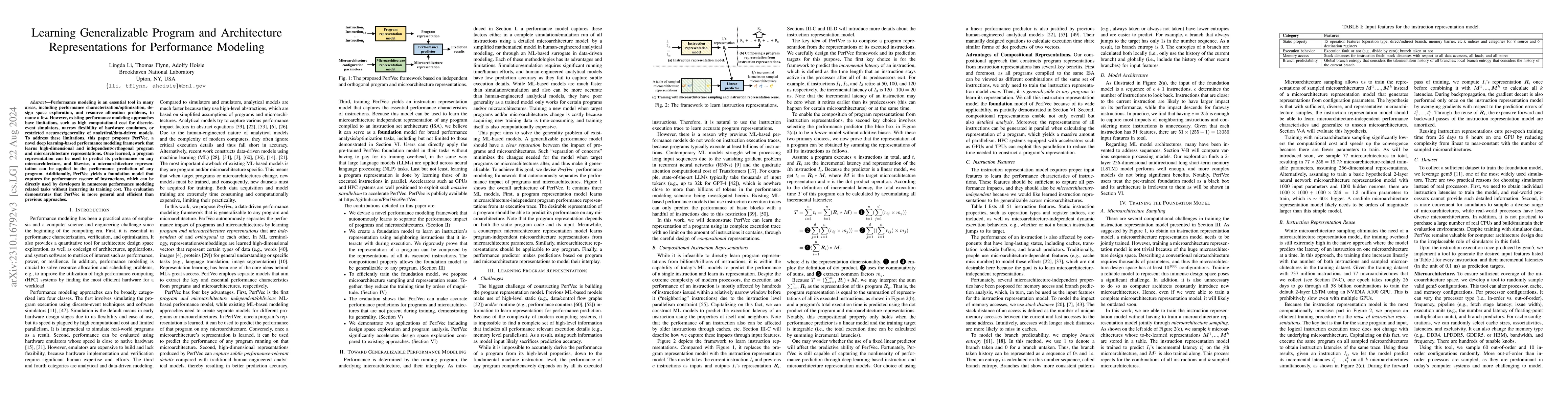 Thumbnail for Learning Generalizable Program and Architecture Representations for
  Performance Modeling
