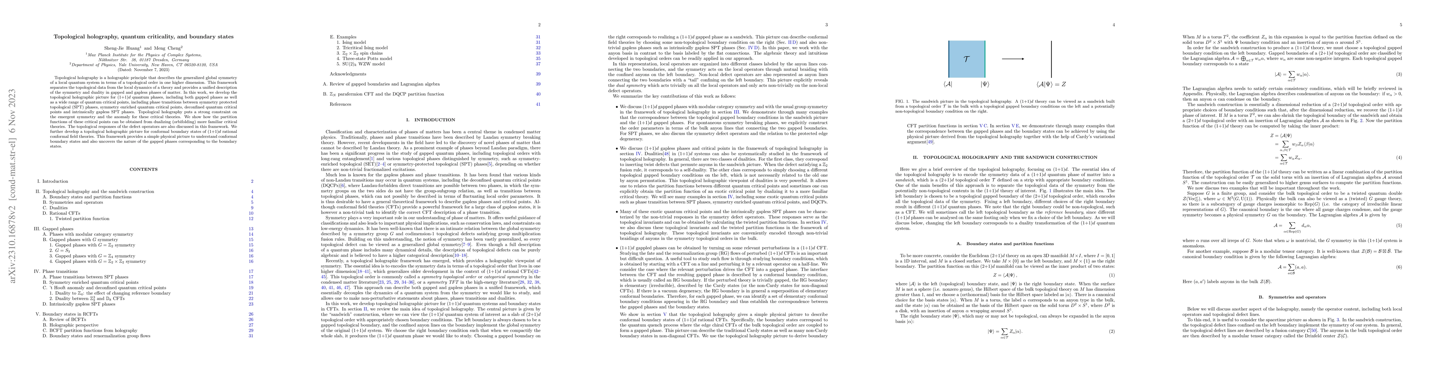 Thumbnail for Topological holography, quantum criticality, and boundary states